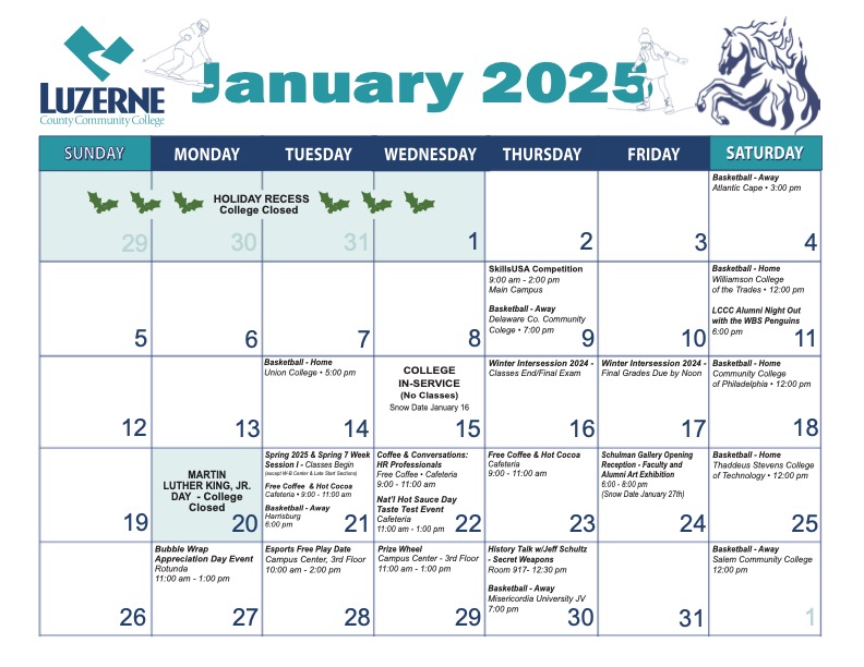 January 2025 Calendar