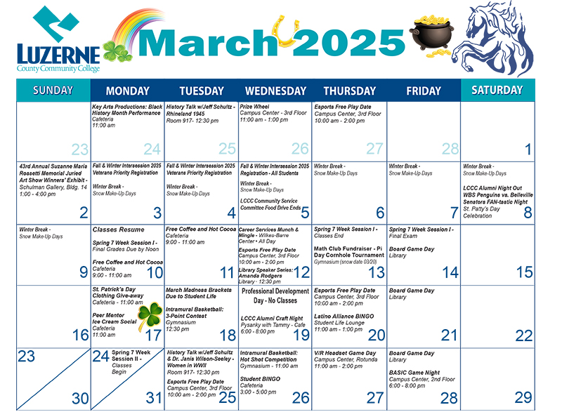 March 2025 Calendar