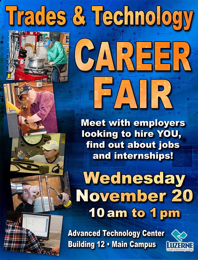 Trades & Technology Career Fair, Advanced Technology Center, Building 12, Main Campus, 10:00 a.m - 1:00 p.m